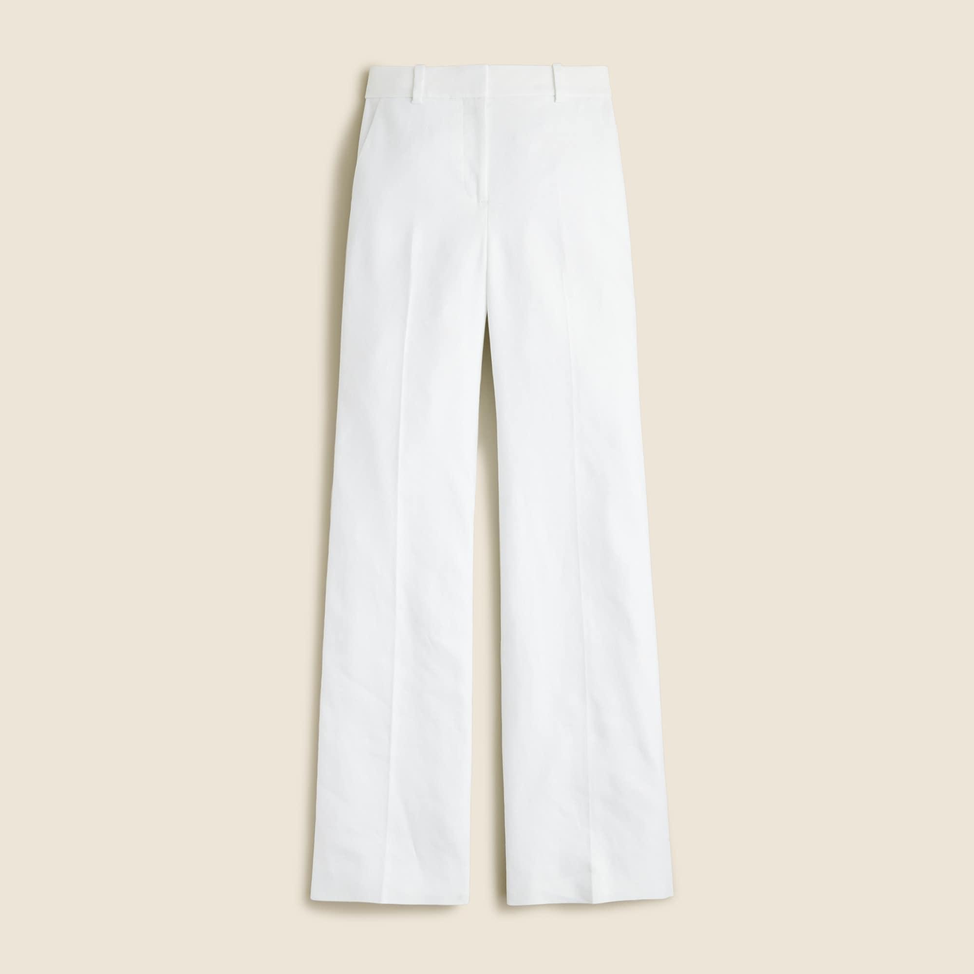 Carolina flare pant in stretch linen blend Product Image