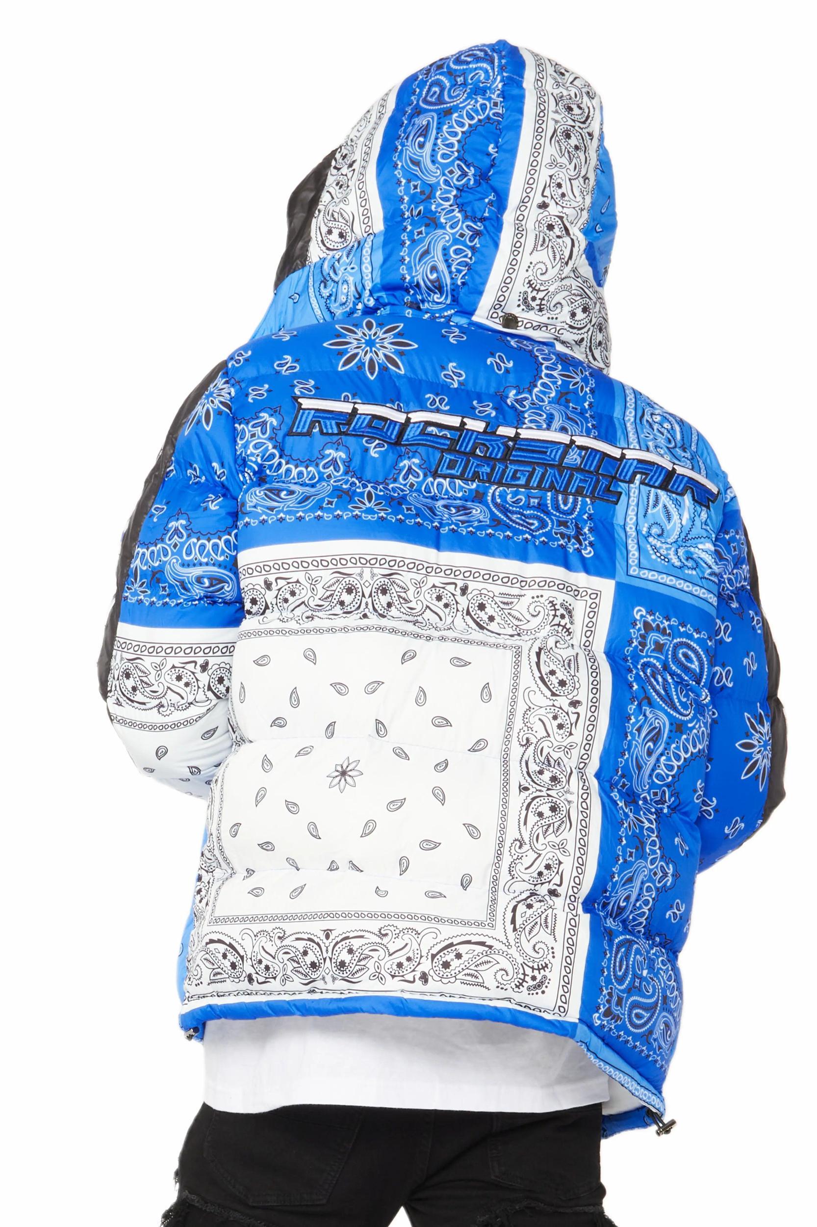 Kyro Puffer Jacket- Blue Male Product Image