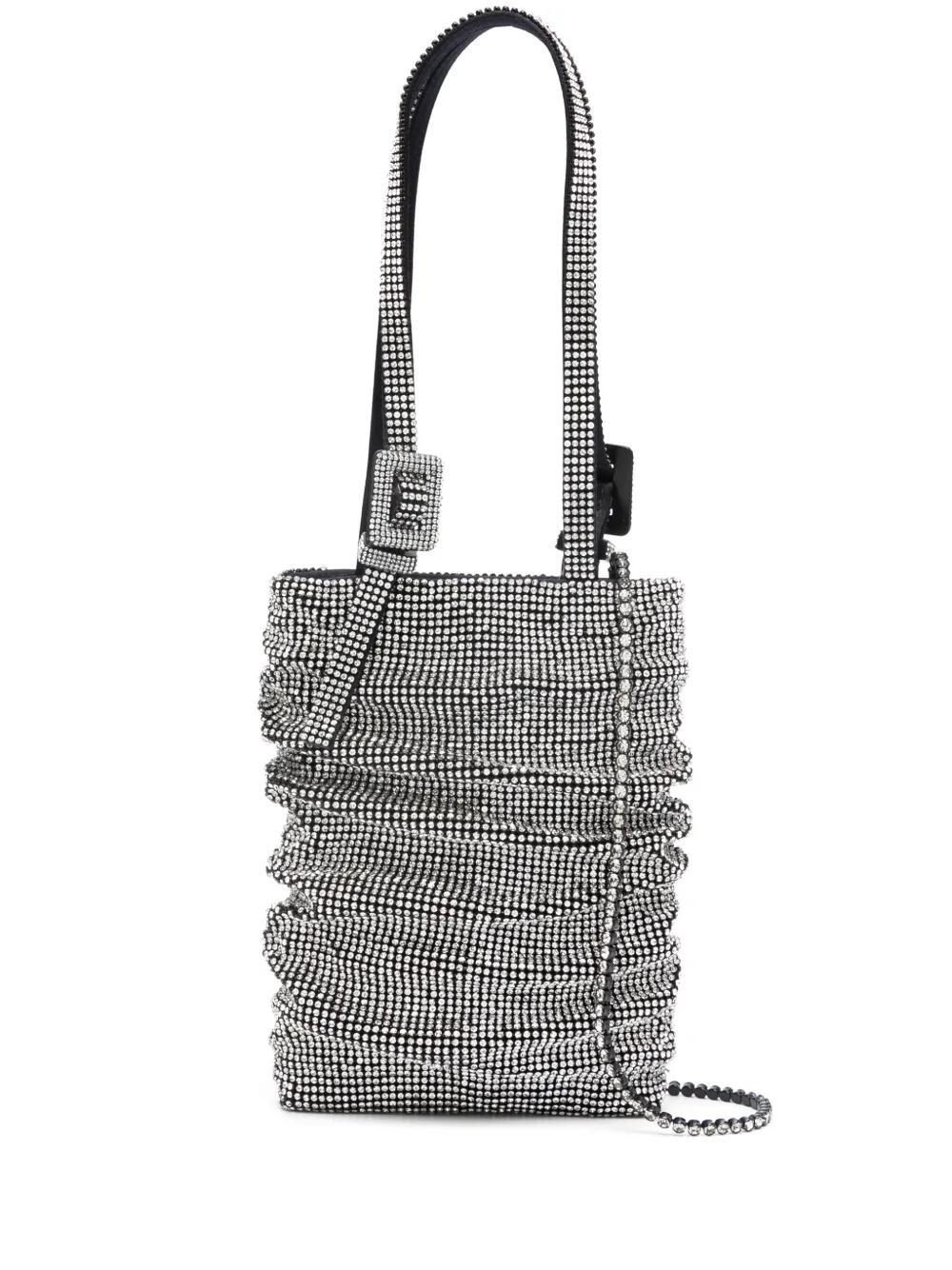 BENEDETTA BRUZZICHES Small Lollo Tote Bag In Silver Product Image