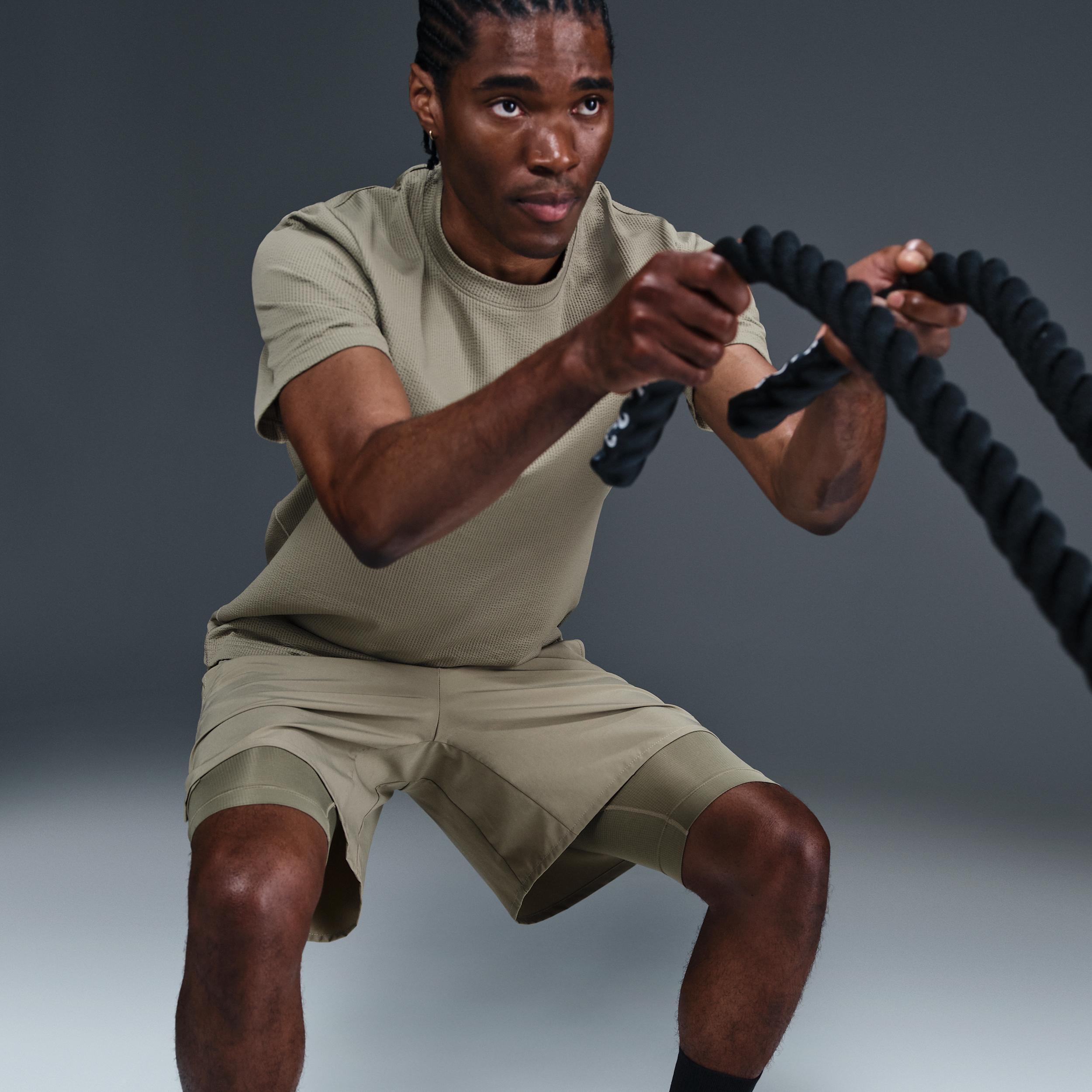 Nike Men's Primary Dri-FIT Seersucker Short-Sleeve Versatile Top Product Image