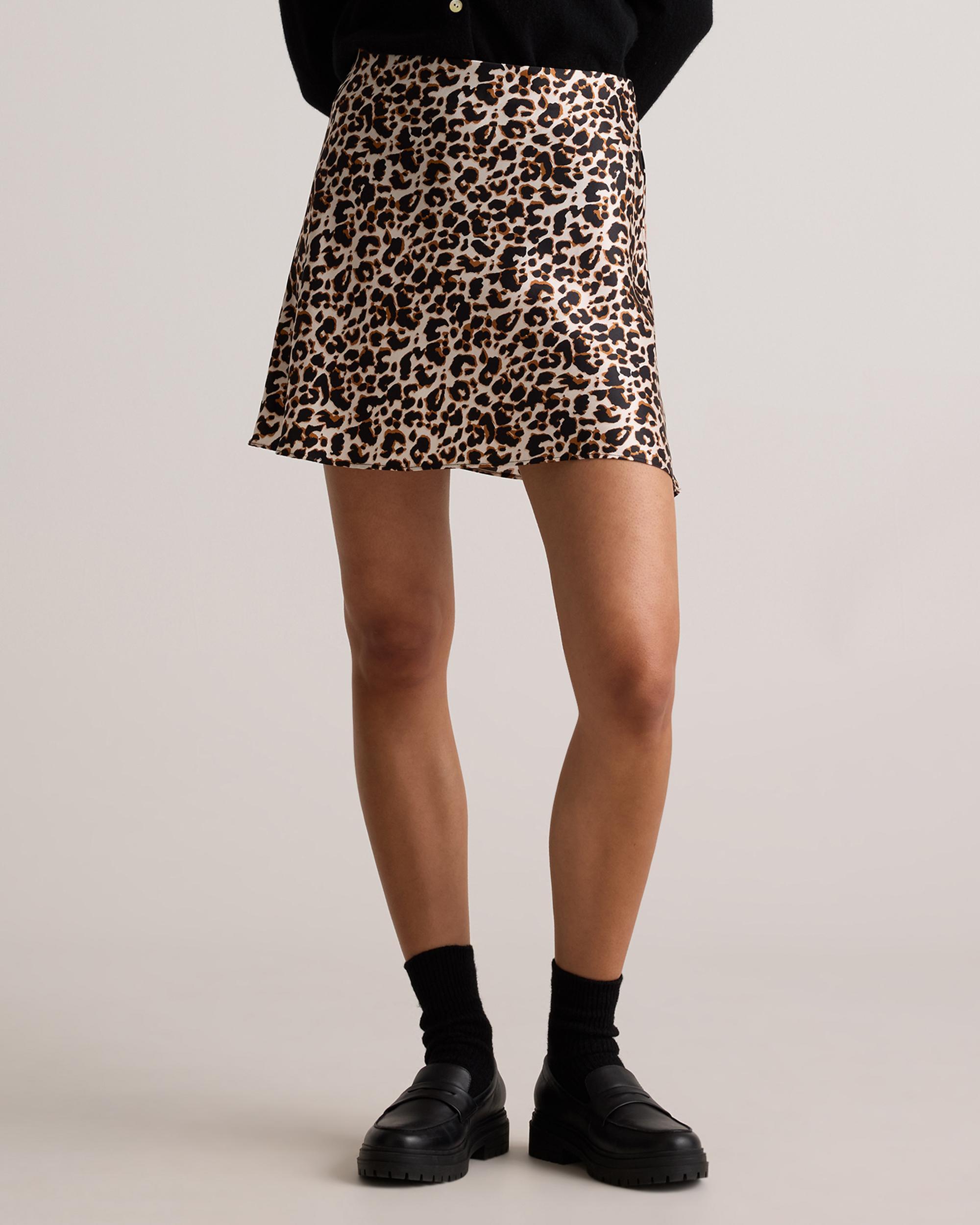Quince | Women's Mini Skirt Mulberry Silk Product Image