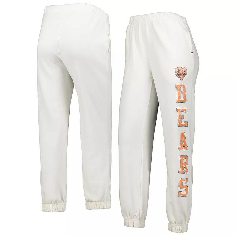 Women's '47 Oatmeal Chicago Bears Harper Joggers, Size: XL, Team Product Image