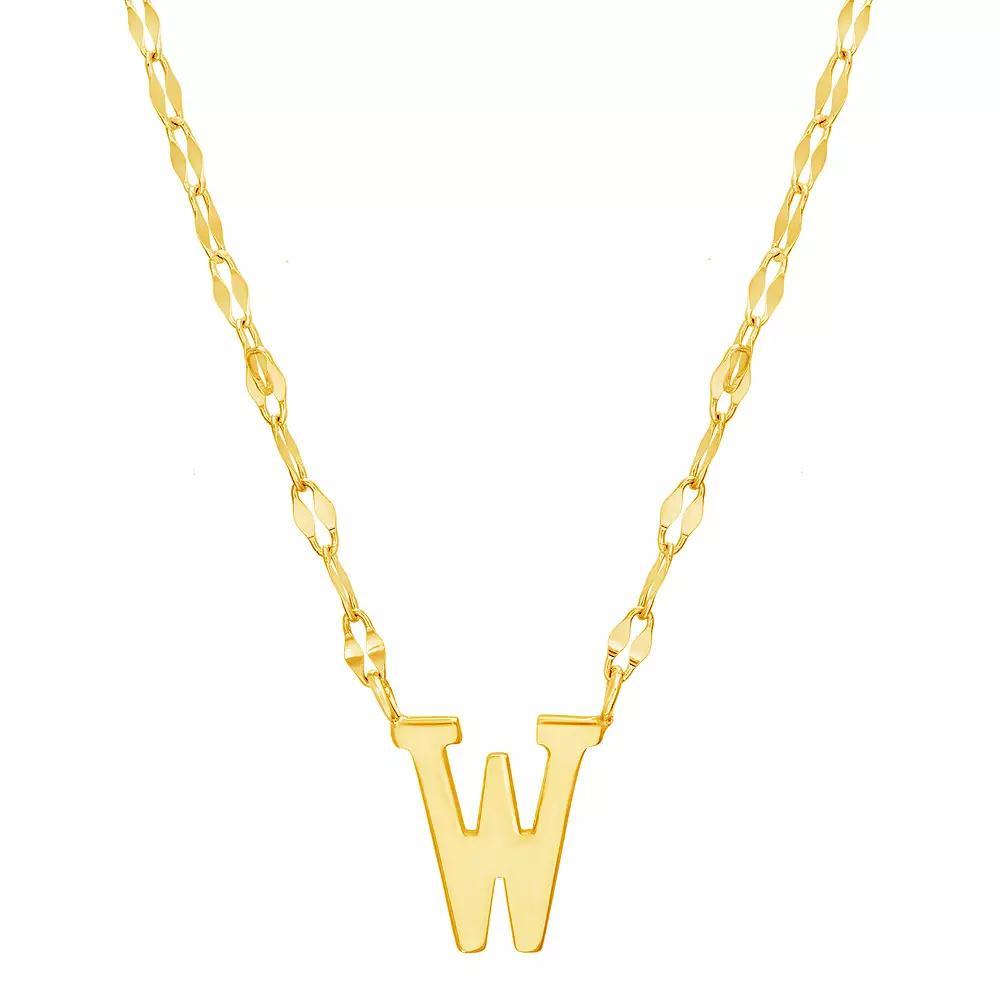 Paige Harper Initial Necklace, Womens W Gold Tone Product Image