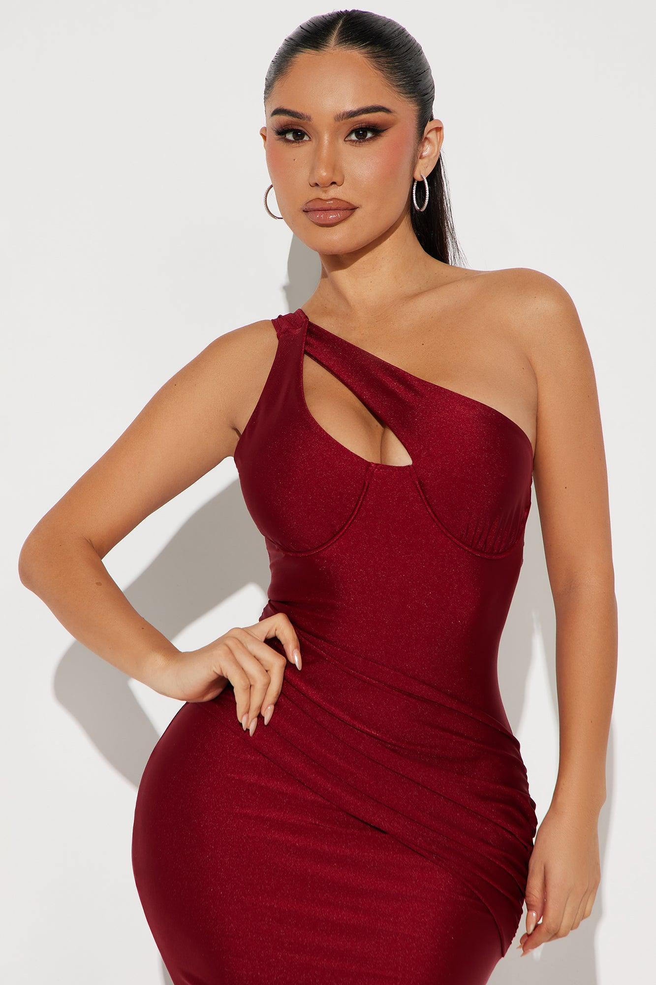 As You Know It Maxi Dress - Wine Product Image