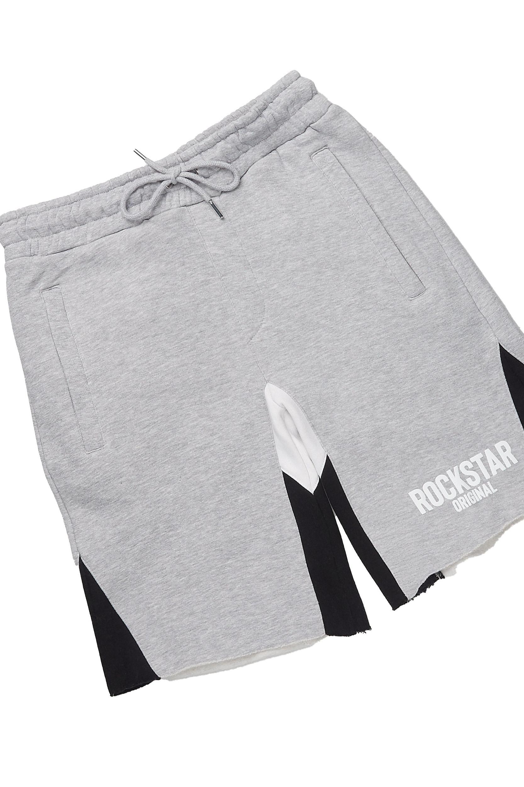 Sana Heather Grey Relaxed T-Shirt/Short Set Male Product Image