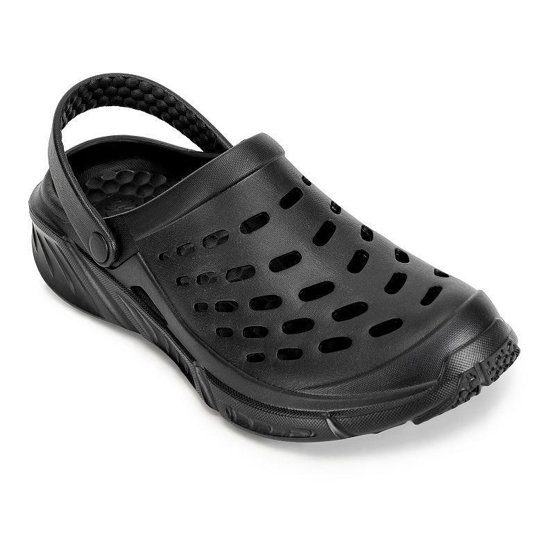 Joybees Adult Trekking Clog Solid Sandals - Black 7 Product Image