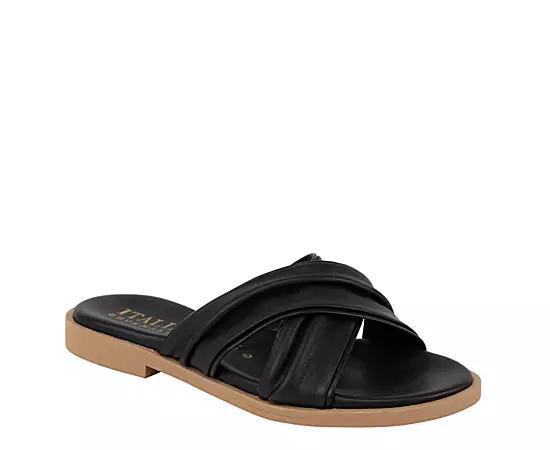 Italian Shoemakers Hachi Women's Slide Sandals, Size: 9, Black Product Image