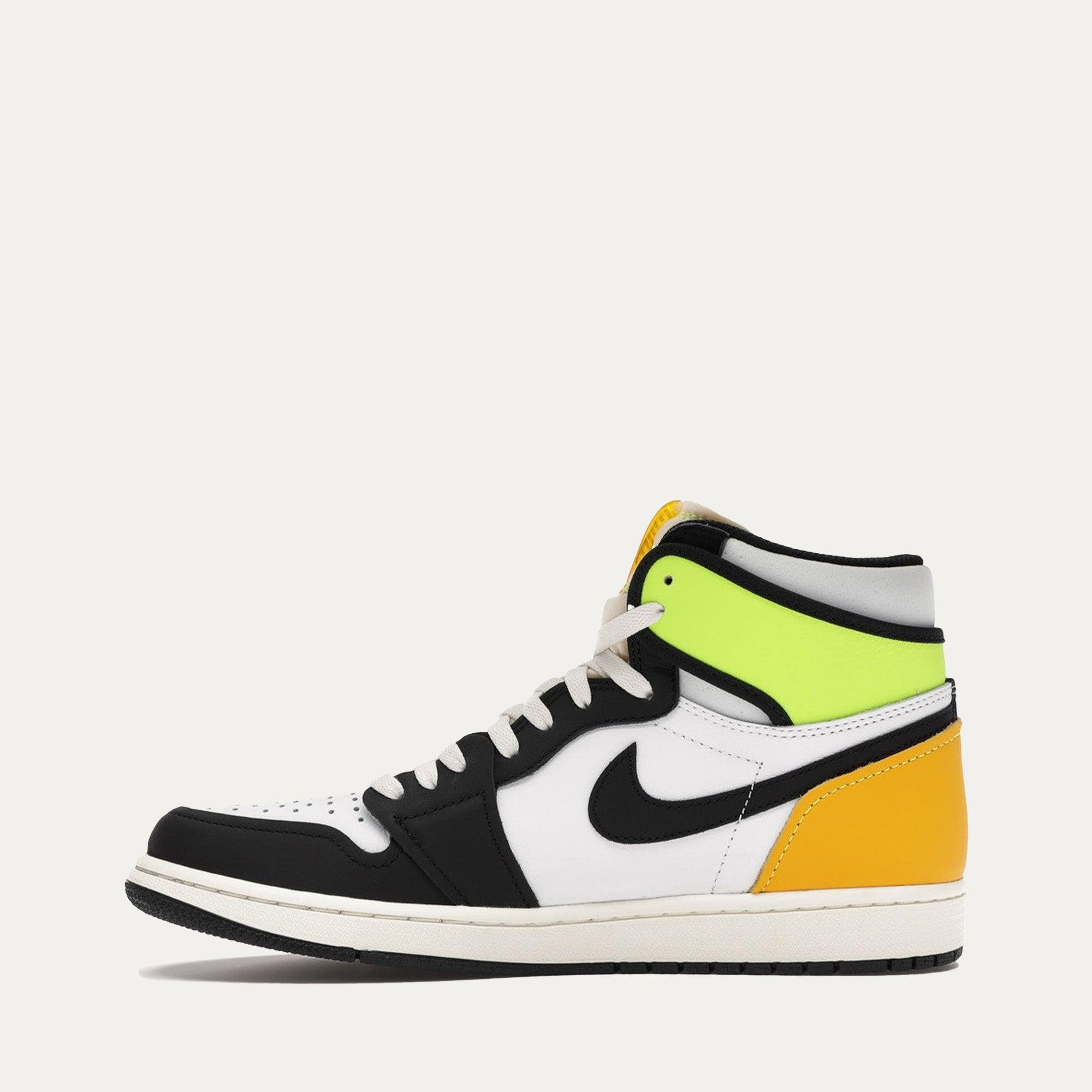 Air Jordan 1 Retro High White Black Volt University Gold Product Image