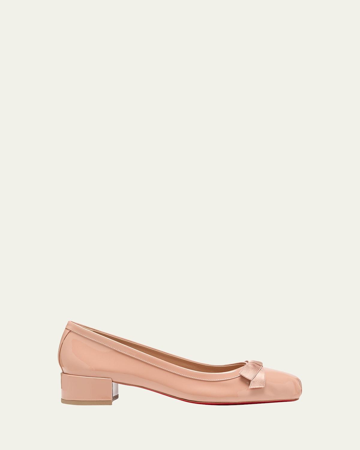 Mamaflirt Patent Red Sole Ballerina Pumps Product Image