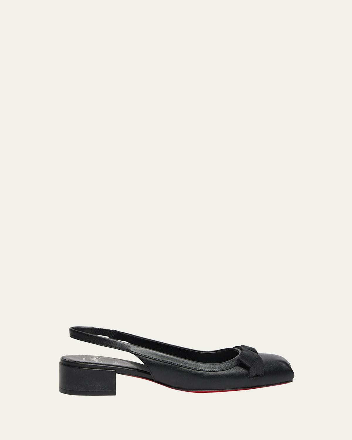 Napa Ballerina Red Sole Slingback Pumps Product Image