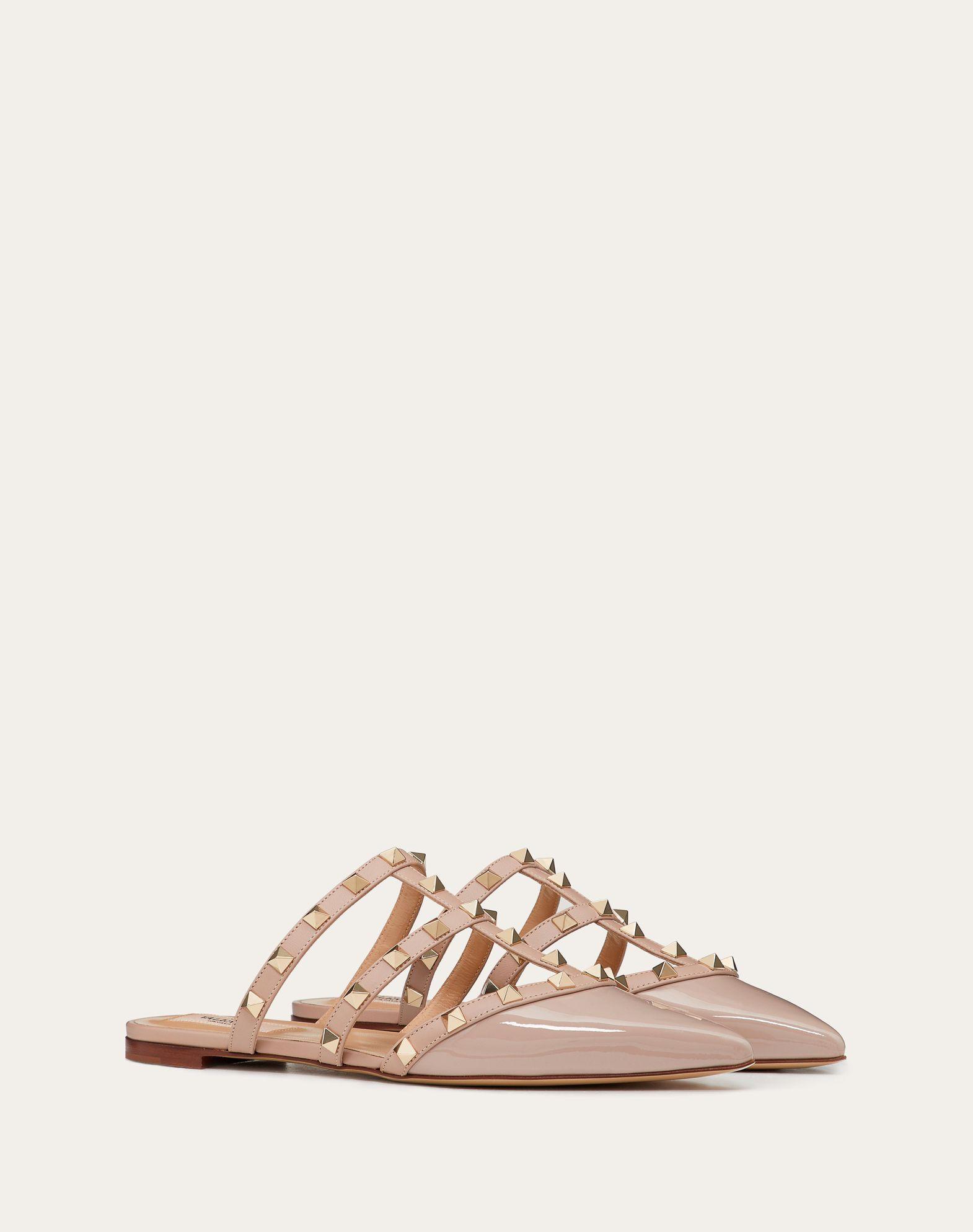Rockstud Patent-Leather Mule  Product Image