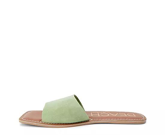 Beach by Matisse Bali Women's Suede Slide Sandals, Size: 7, Green Product Image