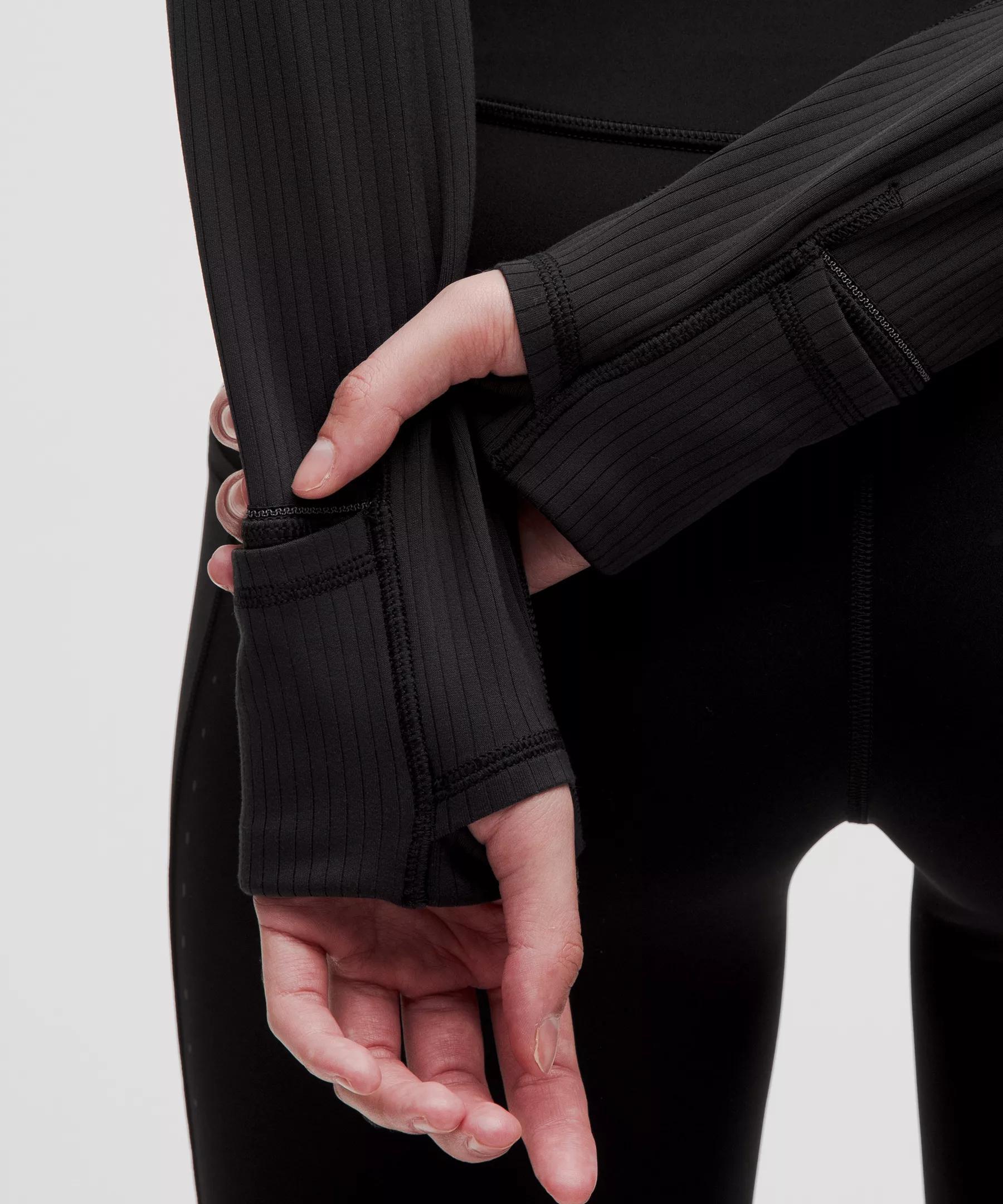 It's Rulu Ribbed Cropped Half Zip *Updated Product Image