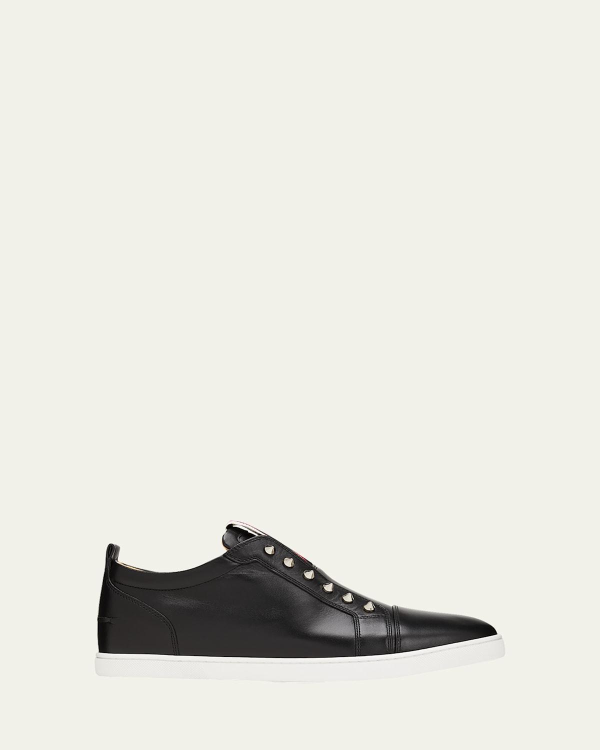Mens F. A.V. Fique A Vontade Spiked Leather Slip-On Sneakers Product Image