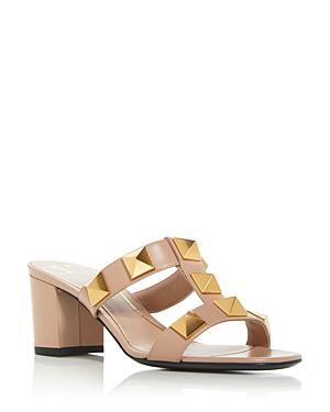 Womens Roman Stud Leather Mules Product Image