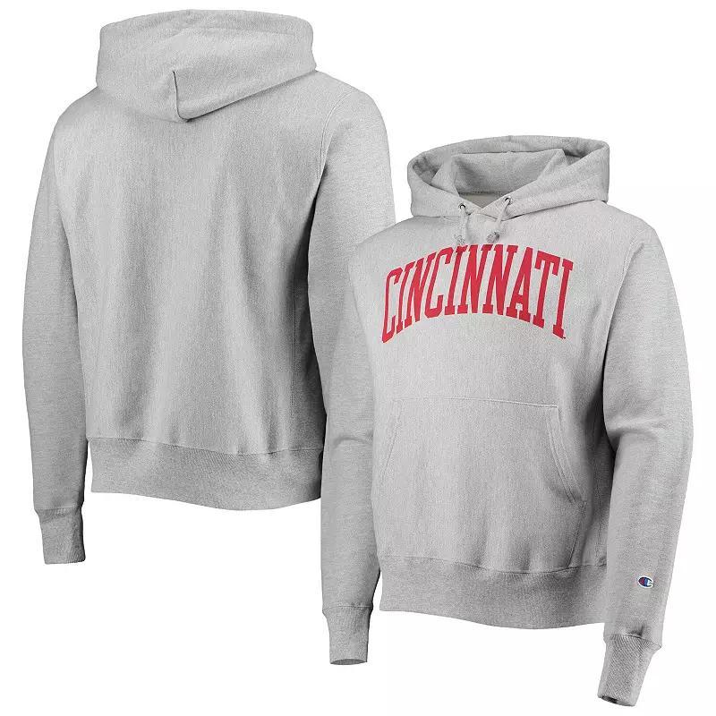 Mens Champion Heathered Gray Cincinnati Bearcats Cincy Arch Pullover Hoodie Product Image