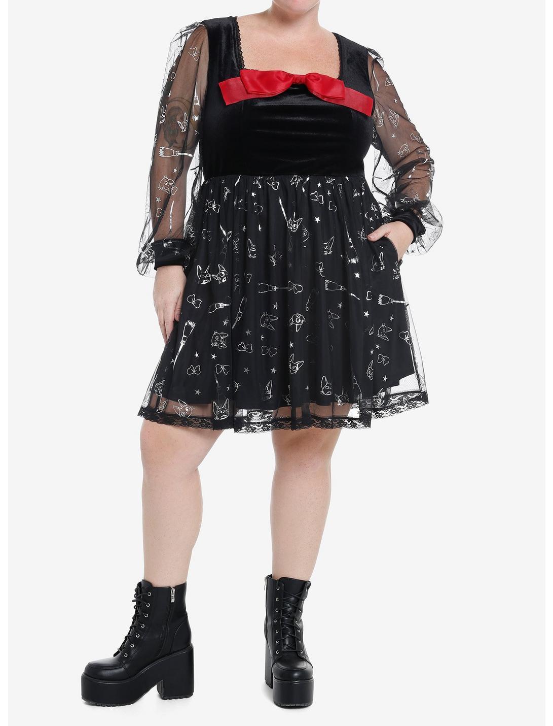 Studio Ghibli Kiki's Delivery Service Mesh Bow Dress Plus Size Product Image