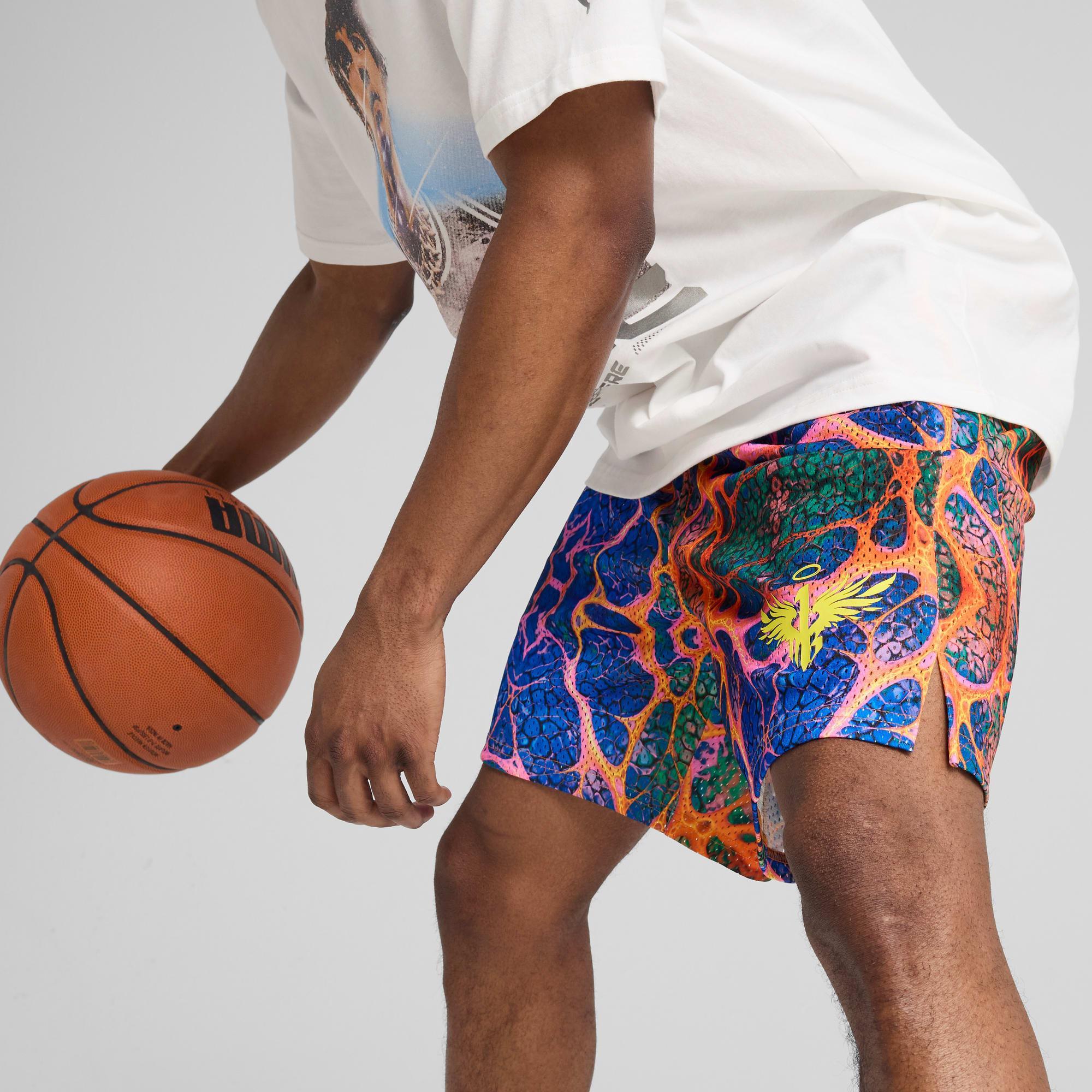 PUMA x LAMELO BALL Alien Skin Men's Basketball Shorts Product Image