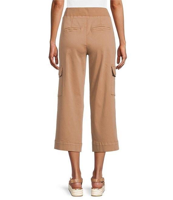 Intro Rib Knit Pheobe Pull-On Cargo Capri Pants Product Image