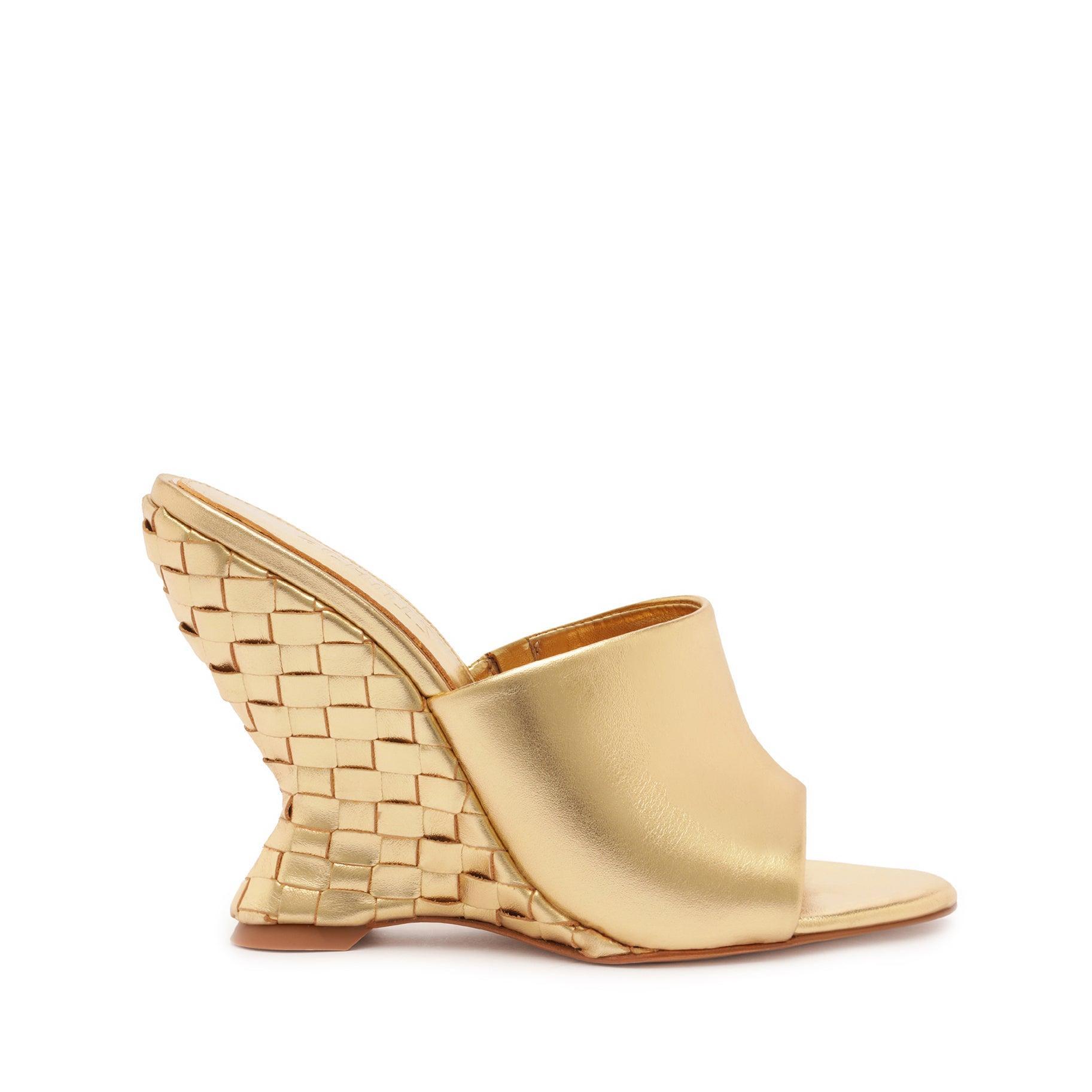 Aprill Woven Leather Sandal Product Image