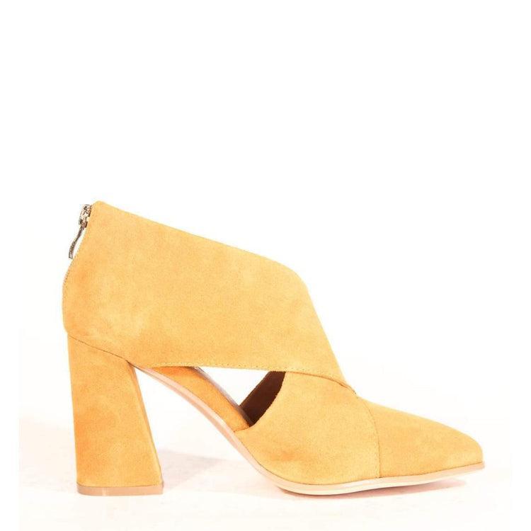 Christina Crossover Suede Booties Product Image