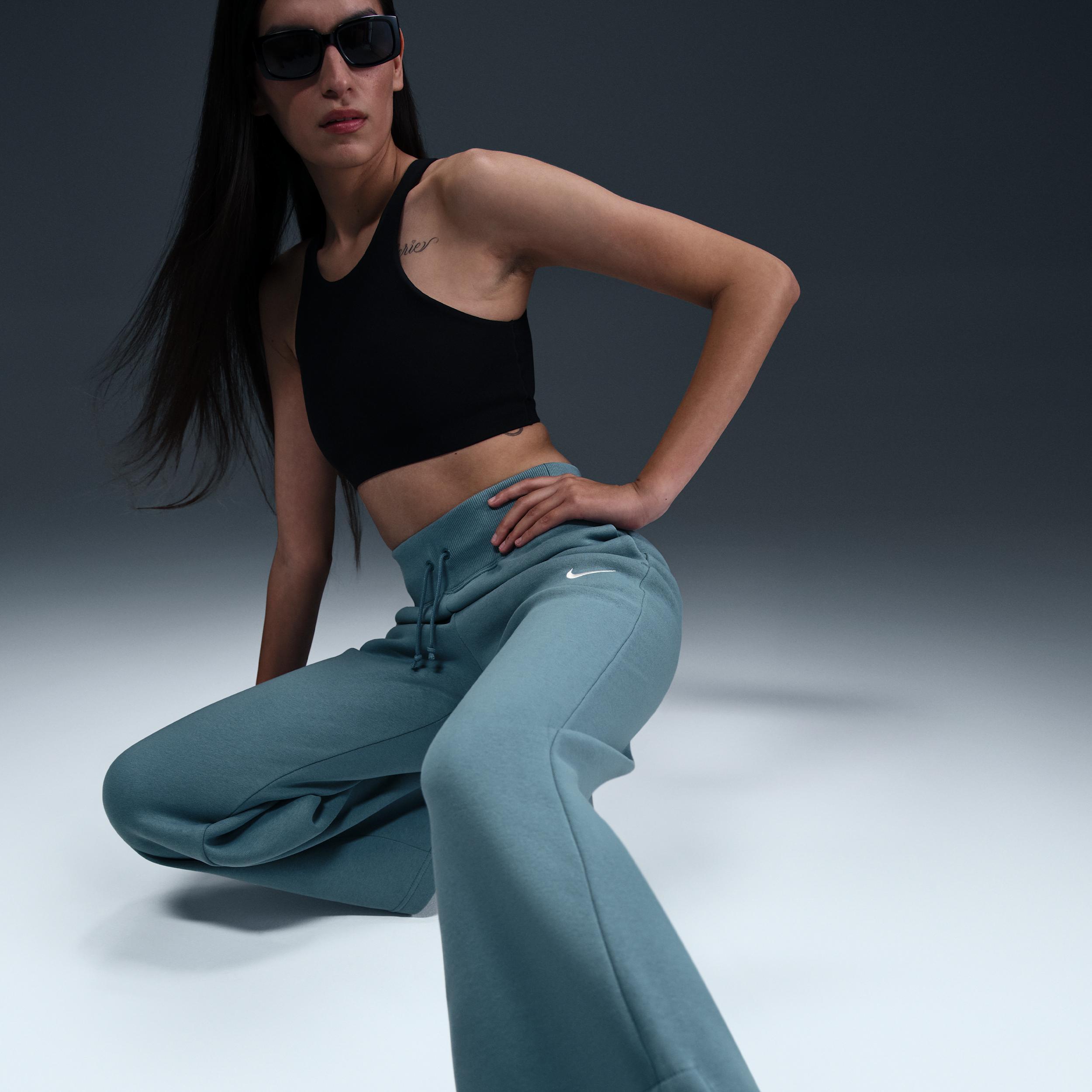 Women's Nike Sportswear Phoenix Fleece High-Waisted Wide-Leg Sweatpants Product Image