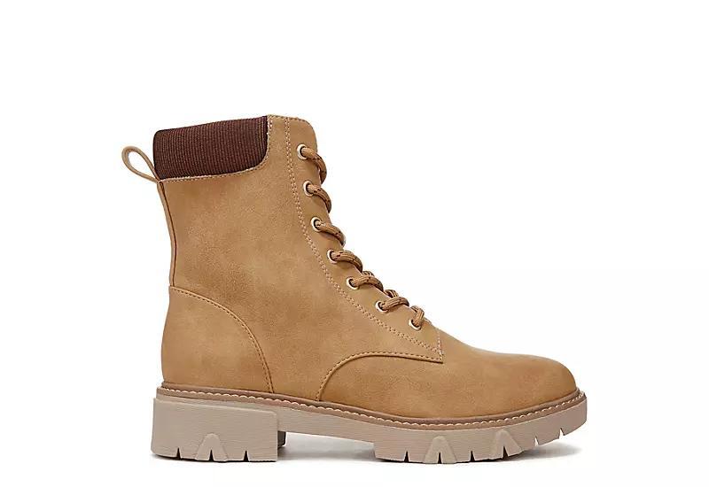 Dr. Scholl's Headstart Women's Faux Suede Combat Boots, Size: 9 Product Image