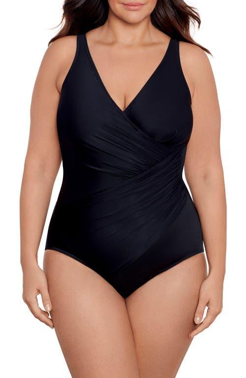 Womens Plus Oceanus One-Piece Swimsuit Product Image