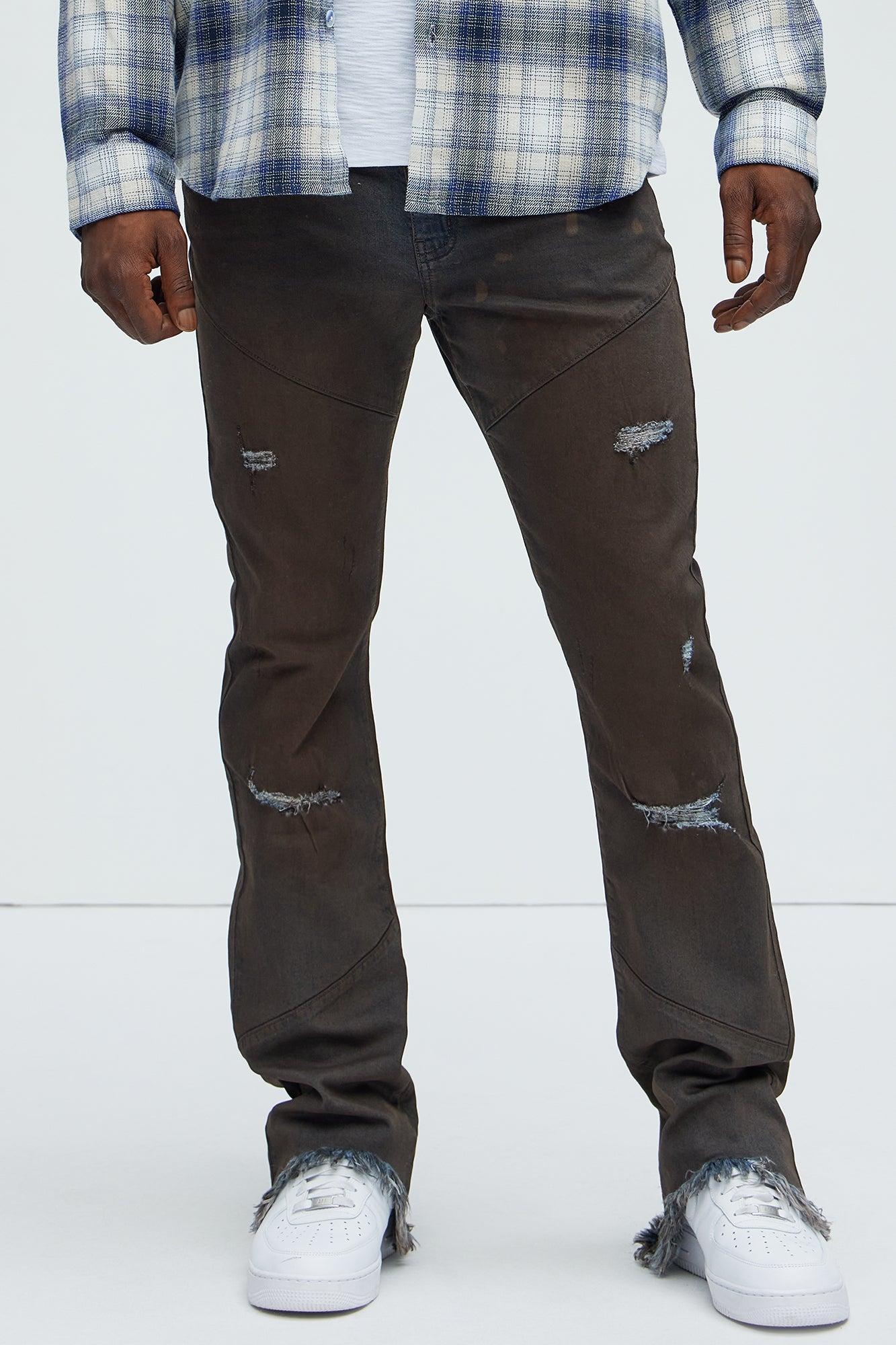 Roll With It Stacked Skinny Flare Jeans - Vintage Wash Product Image