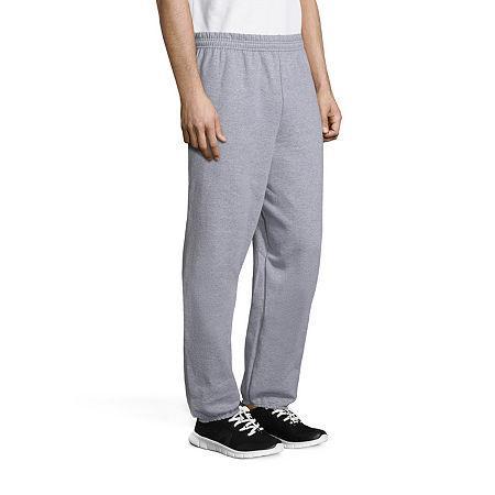 Hanes EcoSmart Womens Fleece Sweatpants with Open Bottom Legs, 30.5 Light Steel S Product Image