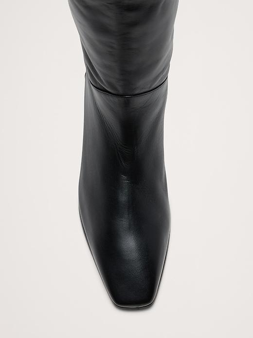 Italian Leather Knee-High Boot Product Image