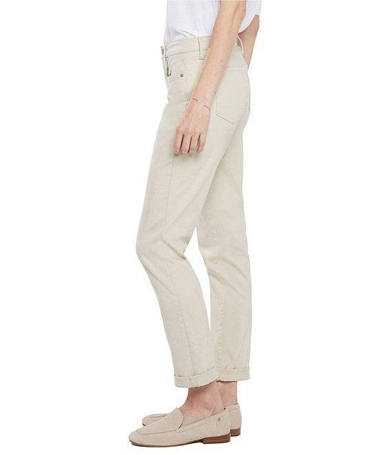 NYDJ Petite Size Margot High Rise Slim Straight Girlfriend Jeans Product Image