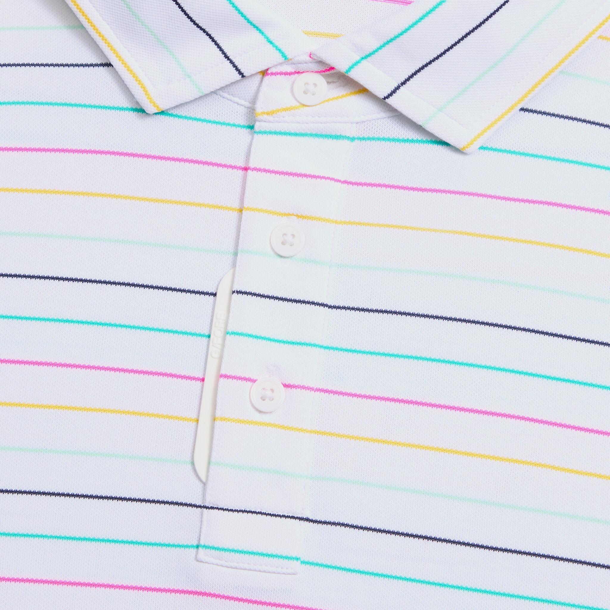 MULTI STRIPE TECH PIQUÉ POLO Product Image