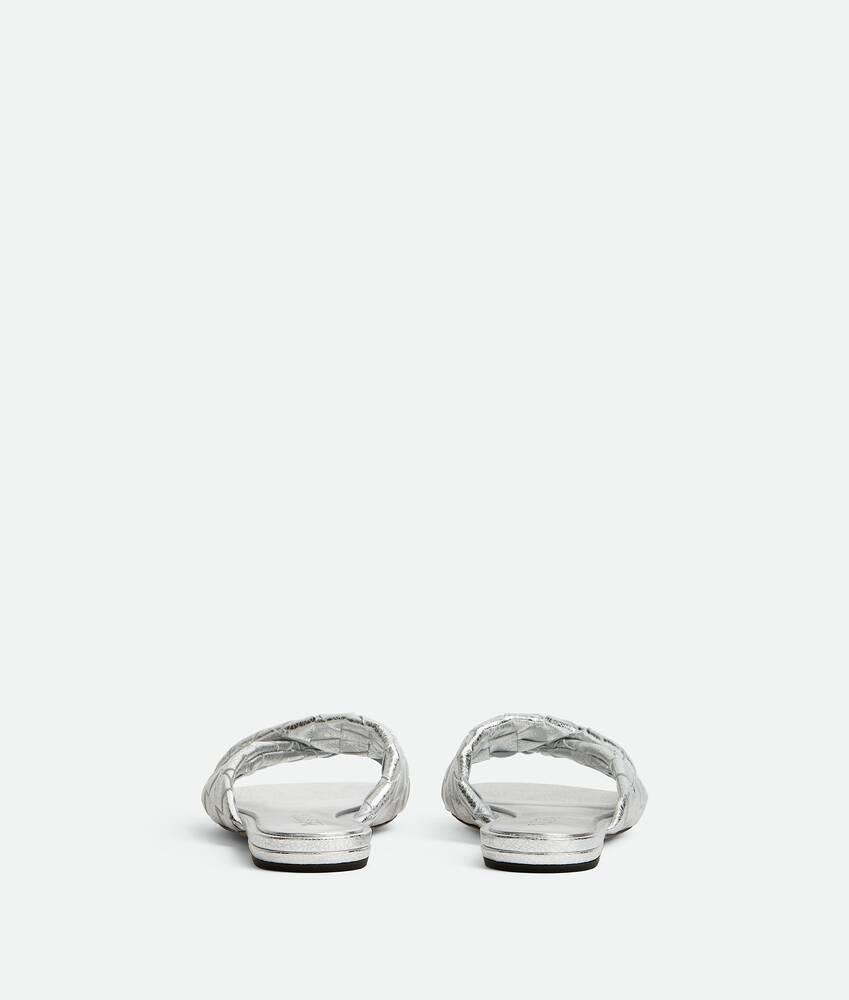 Women's Blink Flat Mule in Silver Product Image