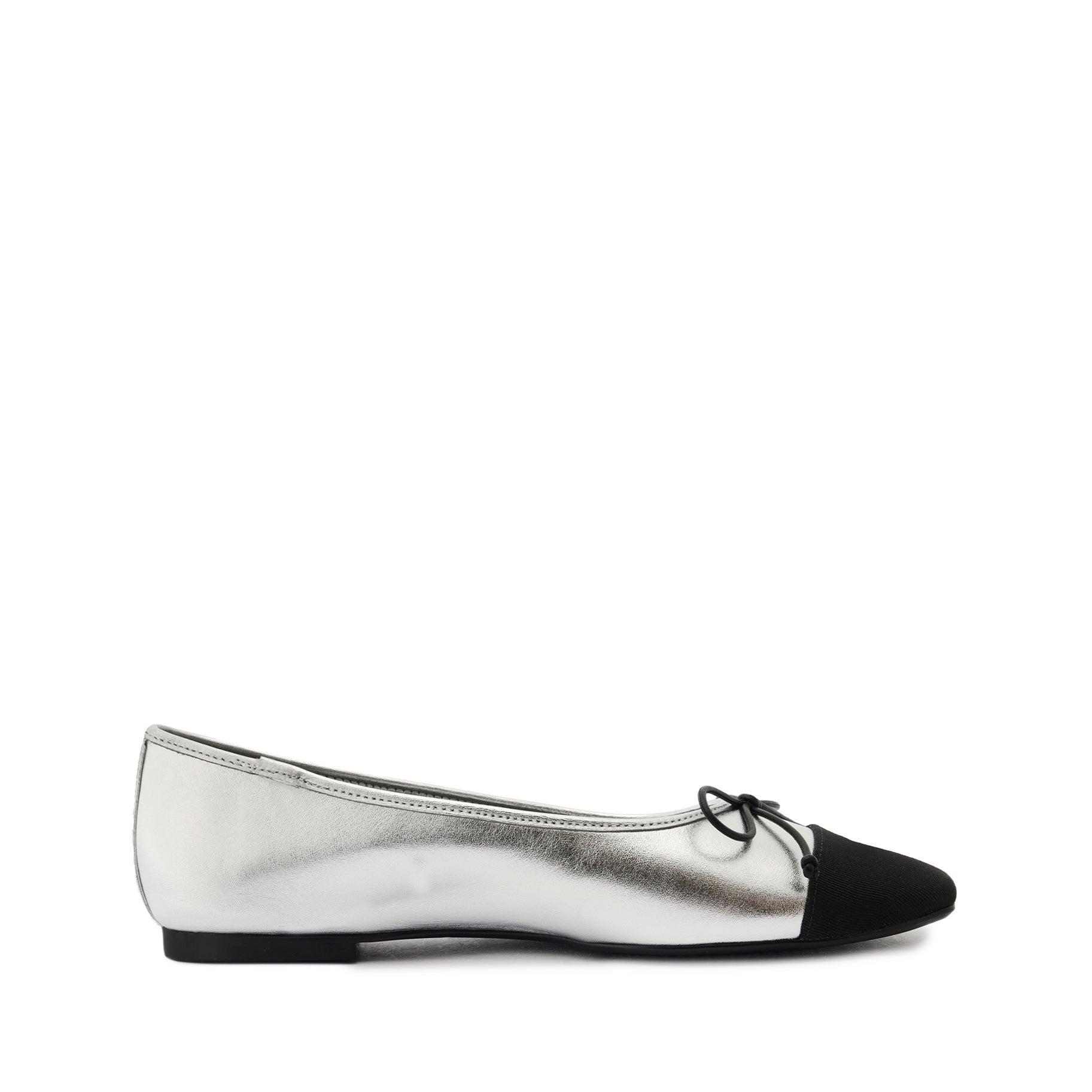 Arissa Metallic Leather Flat Product Image