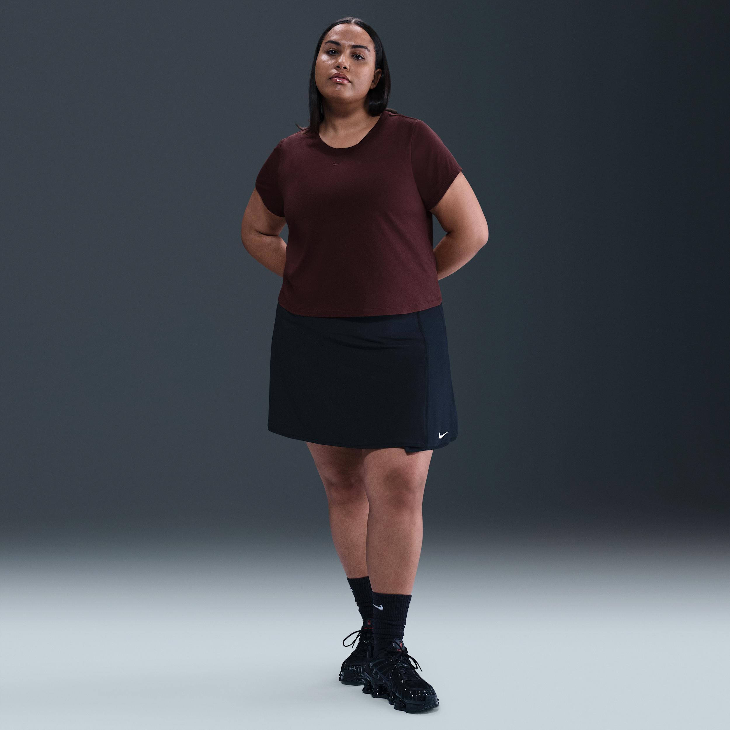 Women's Nike Sportswear Chill Knit Cropped T-Shirt (Plus Size) Product Image