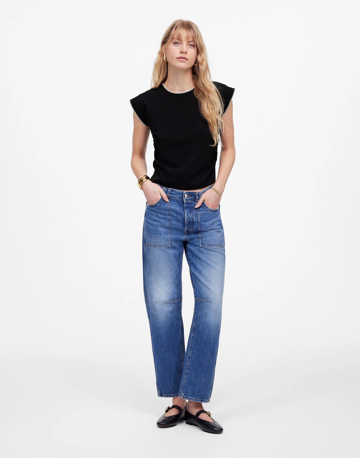 Side-Cinch Muscle Tee Product Image