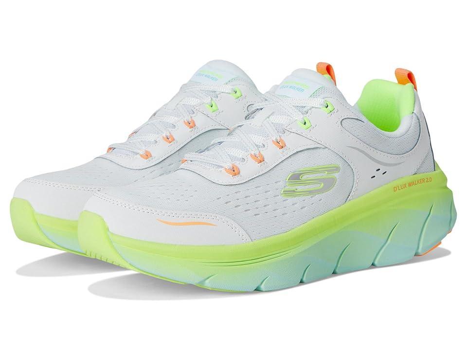 SKECHERS D'Lux Walker 2.0 Neon Sites Multi) Women's Shoes Product Image