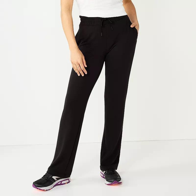 Women's Tek Gear® French Terry Open Hem Pant, Size: XS, Ostego Bay Product Image