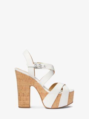 Suki Leather Platform Sandal Product Image