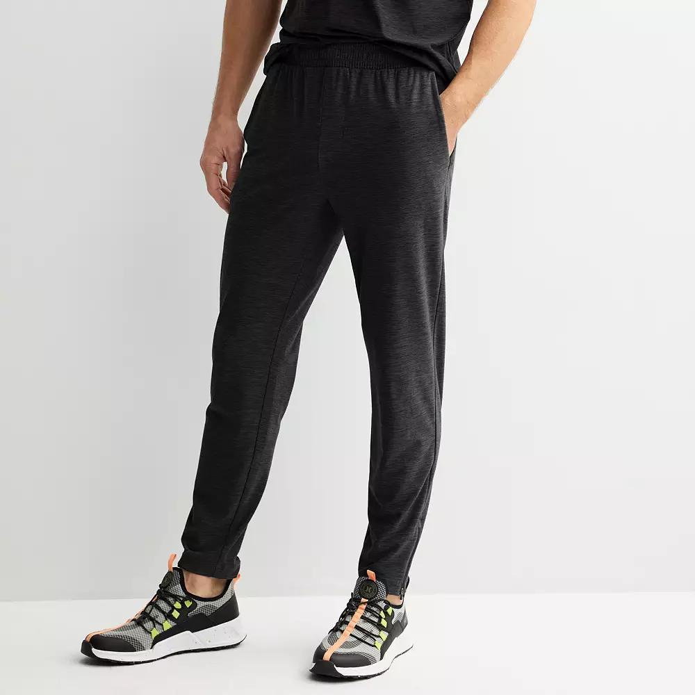 Men's FLX Tapered Zip Wander Joggers, Size: XXL, Black Coal Product Image
