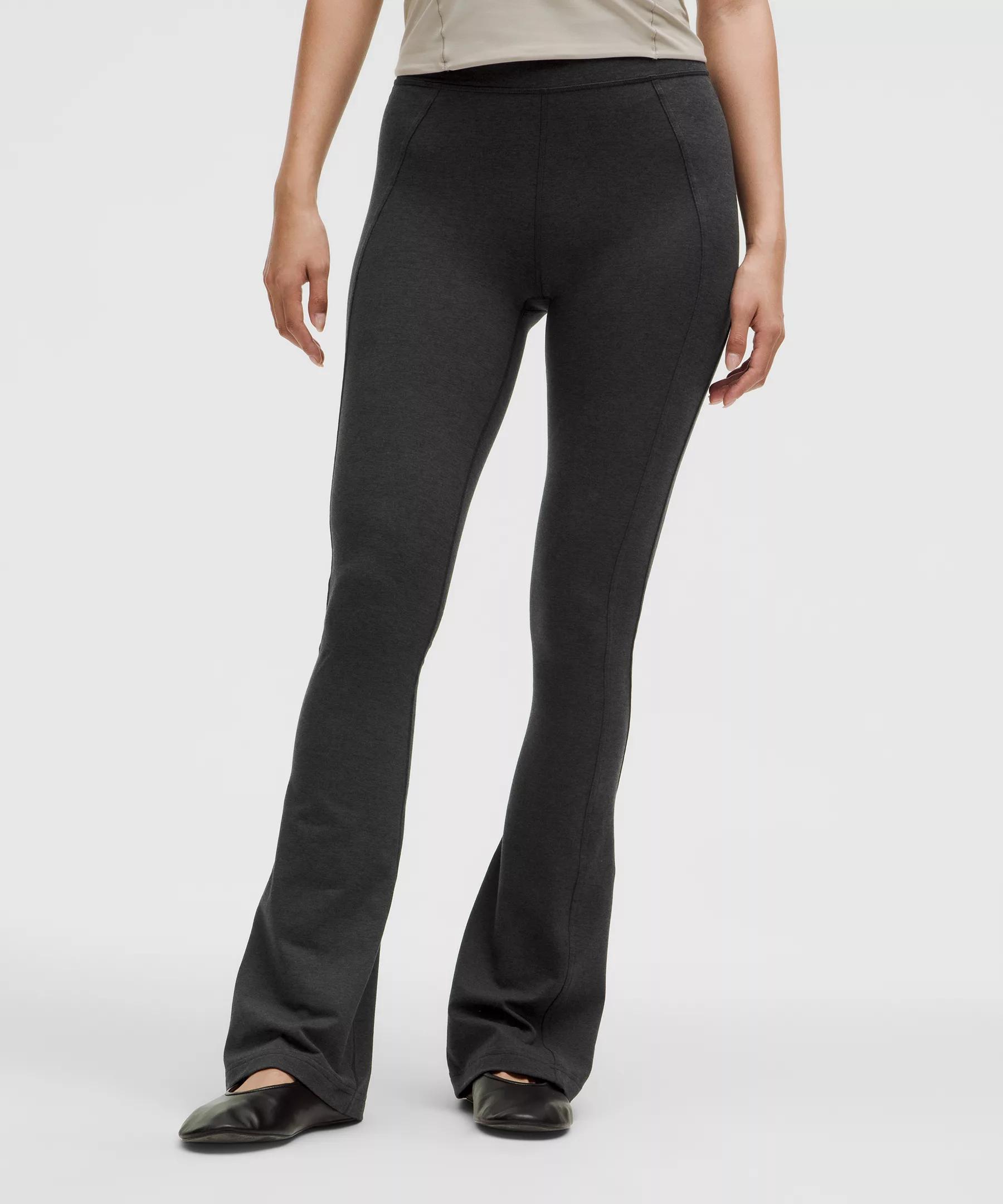 Softy Suedey Split-Hem High-Rise Mini-Flare Pant *Regular Product Image
