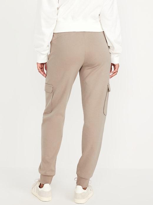 High-Waisted Dynamic Fleece Cargo Joggers Product Image