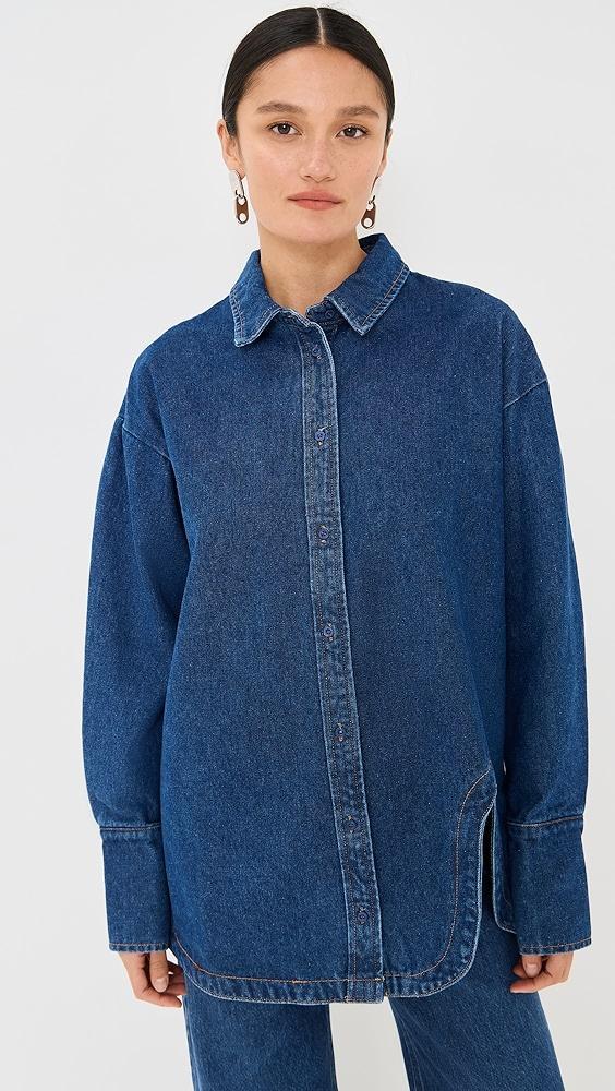 Lioness Off Duty Denim Shirt | Shopbop Product Image