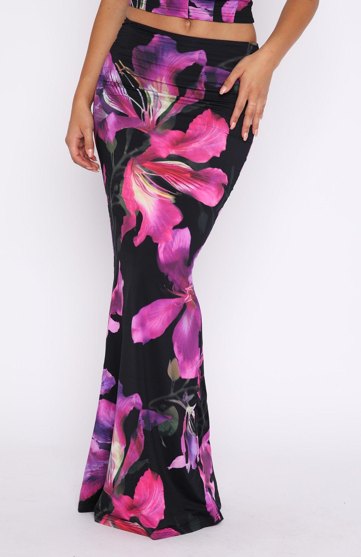 Sweet Salutations Maxi Skirt Purple Haze Product Image