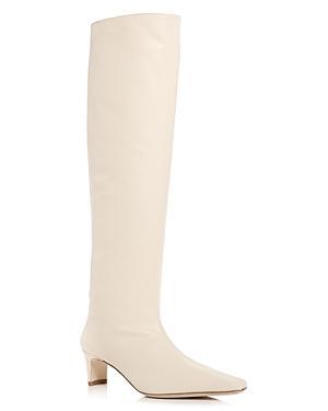 Staud Womens Wally Mid Heel Knee High Boots Product Image