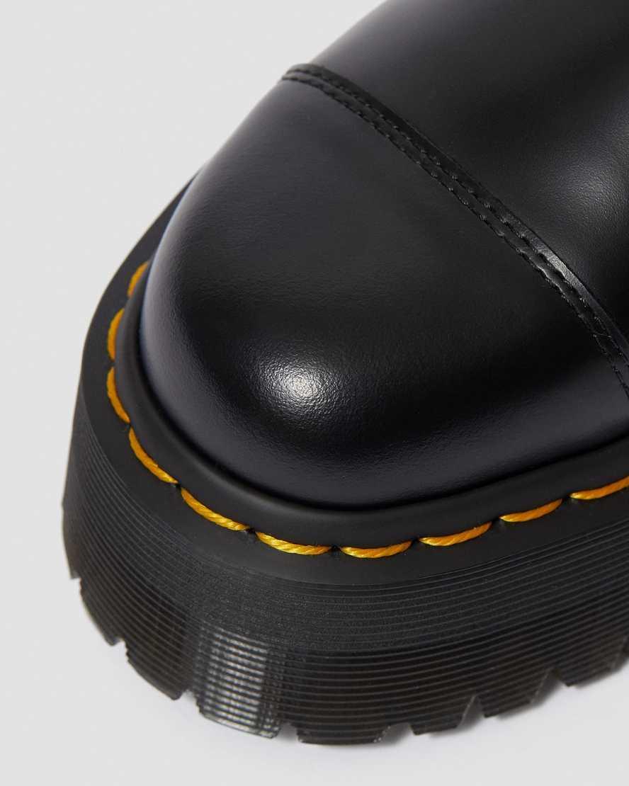 Bethan Polished Smooth Leather Platform Shoes Product Image