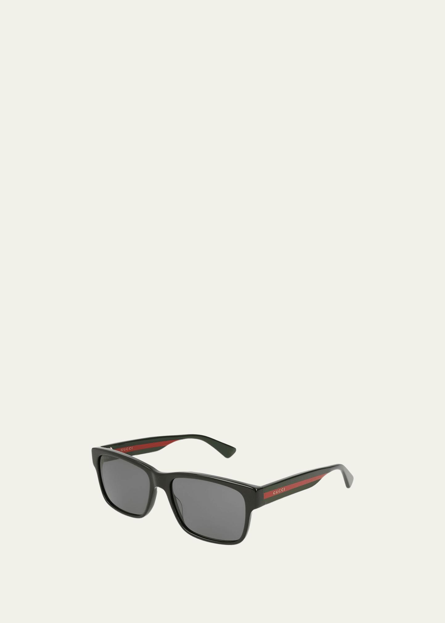 Mens 58MM Square Sunglasses Product Image