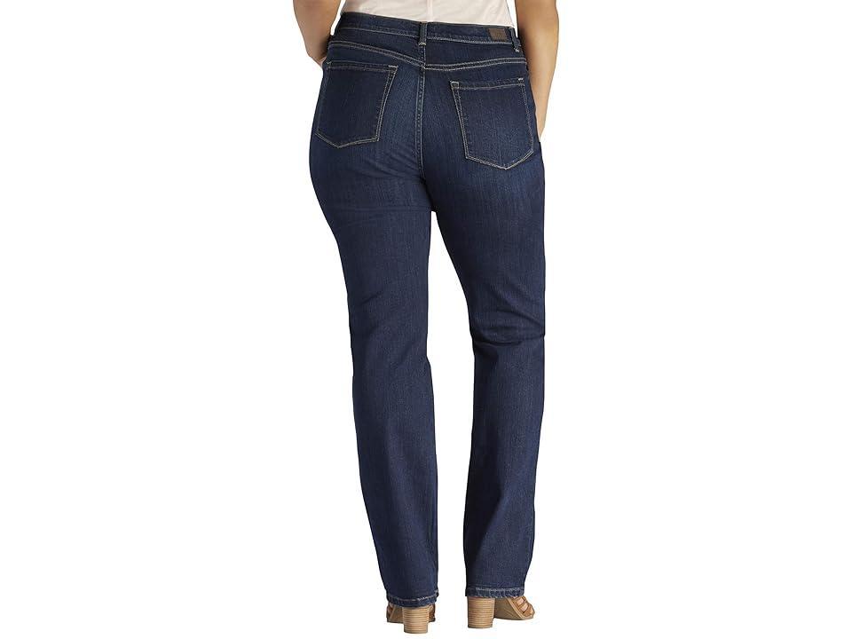 Plus Size Lee Instantly Slims Straight-Leg Jeans, Womens Product Image