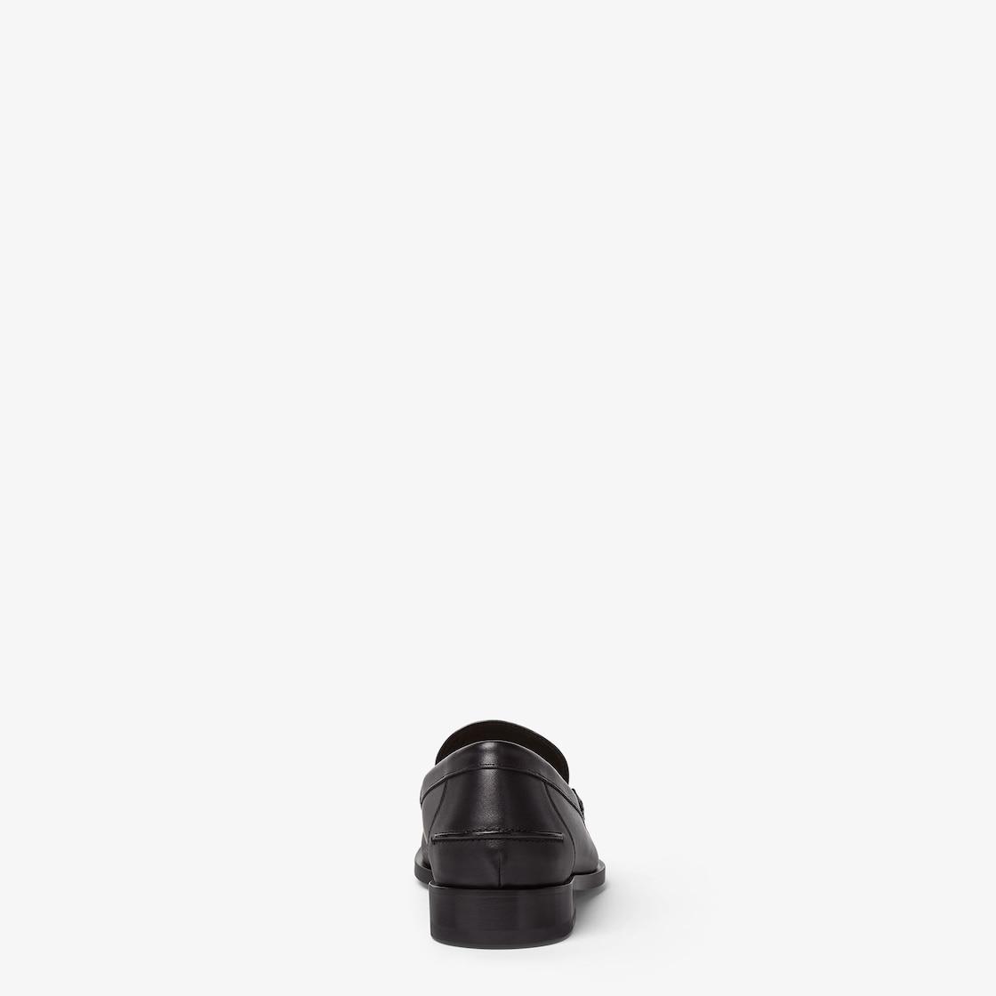 Fendi O'Lock loafersBlack leather loafers Product Image